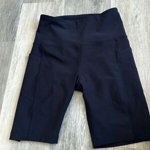 High waisted biker shorts